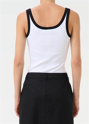 Drew contrast logo top Bright White Gestuz 